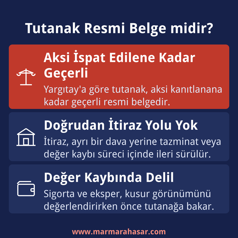 Kaza tespit tutanağı nasıl tutulur - resmi belge niteliği